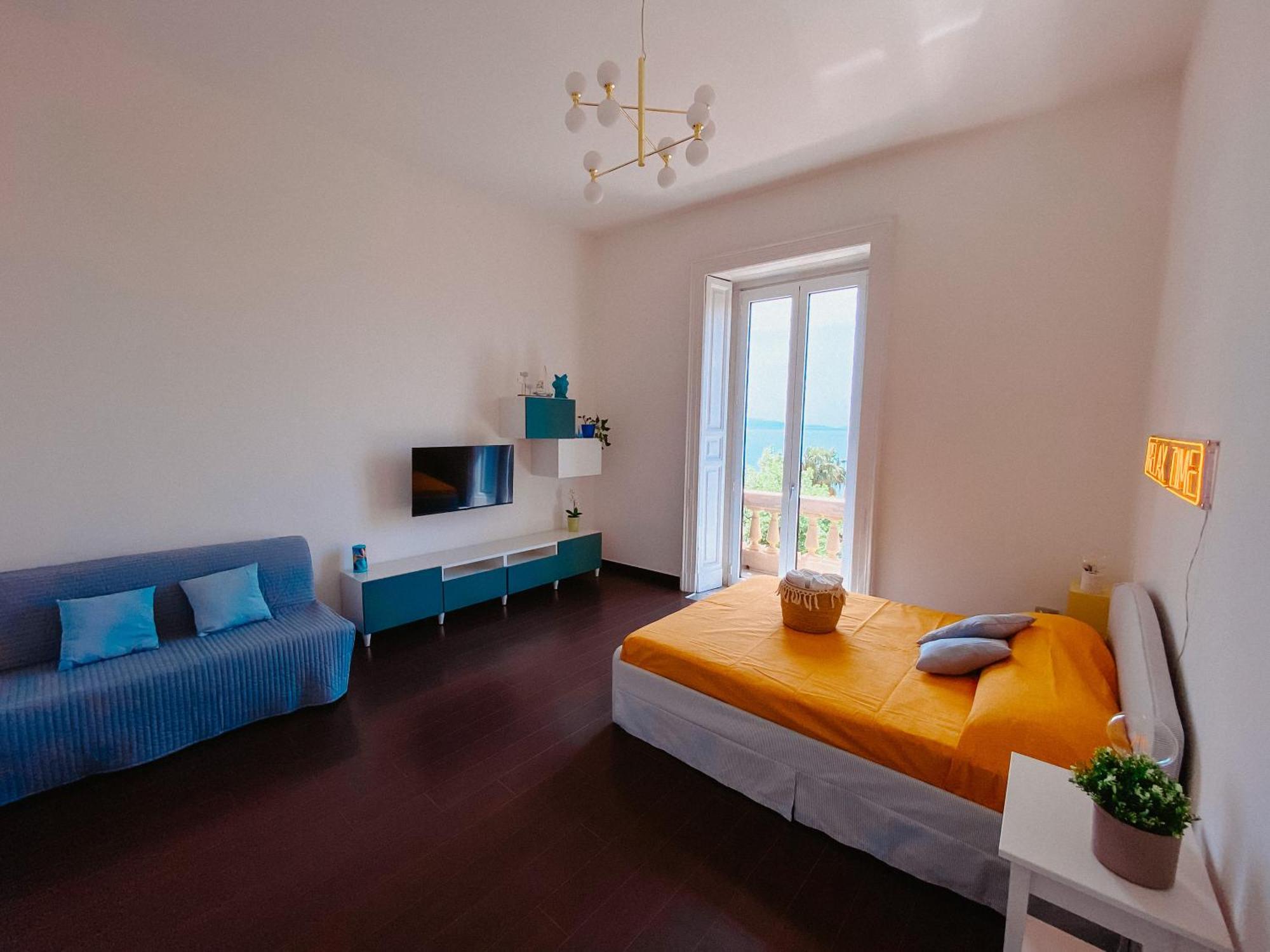 Blue Sea View Apartment Salerno Buitenkant foto