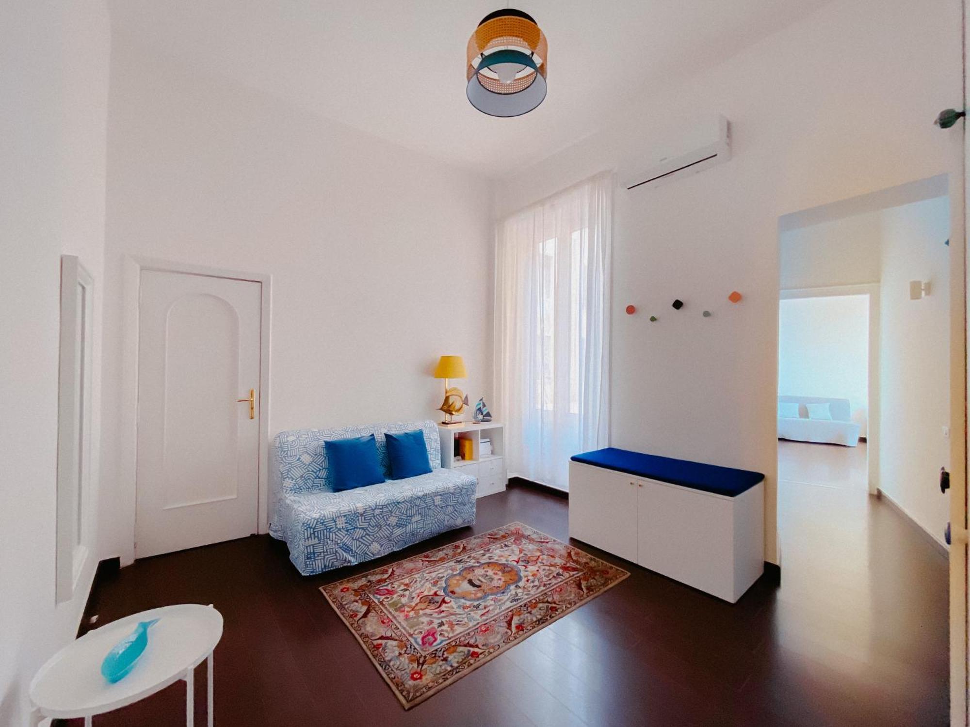 Blue Sea View Apartment Salerno Buitenkant foto